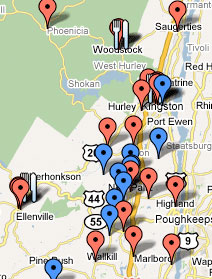 Map of Local CSAs, Food Pantries & Soup Kitchens Map of Local CSAs, Food Pantries & Soup Kitchens