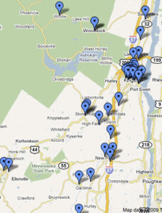 Map of Ulster County Volunteer Opportunities Map of Ulster County Volunteer Opportunities