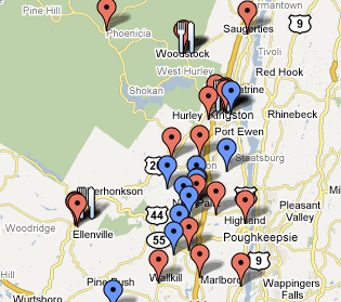 Map of Local CSAs, Food Pantries & Soup Kitchens