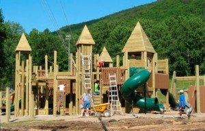 Ellenville Playground Build Week. Photo credit: Dianne Krulick.
