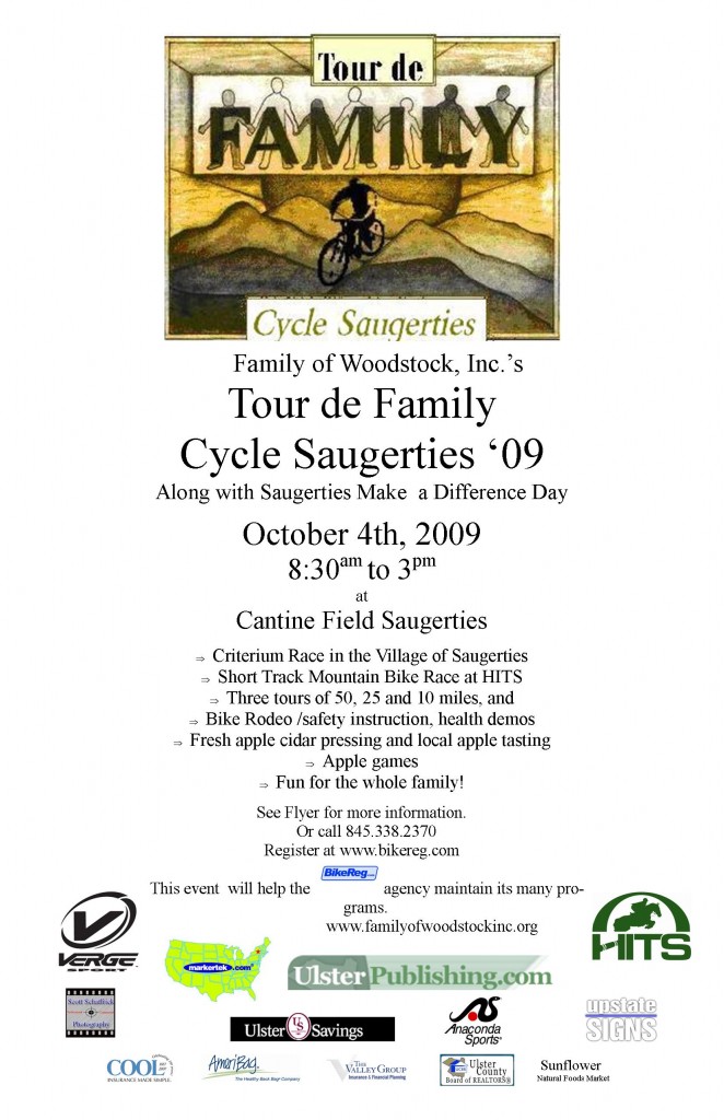 October 4th, 2009, 8:30am-3pm, Cantine Field Saugerties more info: 338-2370