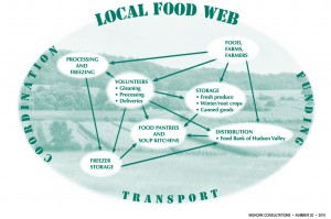 Local Food Web map created by Mohonk Consultations