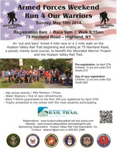 Armed Forces Weekend Run 4 Our Warriors