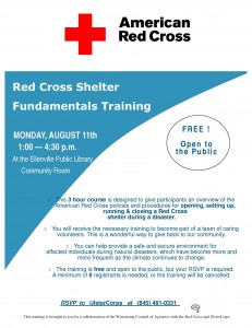 Red Cross Training in Ellenville