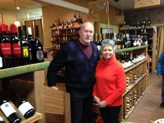 Stone Ridge Wine & Spirits owners Tim & Laurel Sweeney