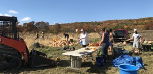 Farm to Food Pantry Pumpkin Processing October 19, 2016