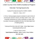 UC Crime Victims Assistance Program Volunteer Training