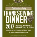 Volunteers Needed for Meal Deliveries and Thanksgiving Day Dinner