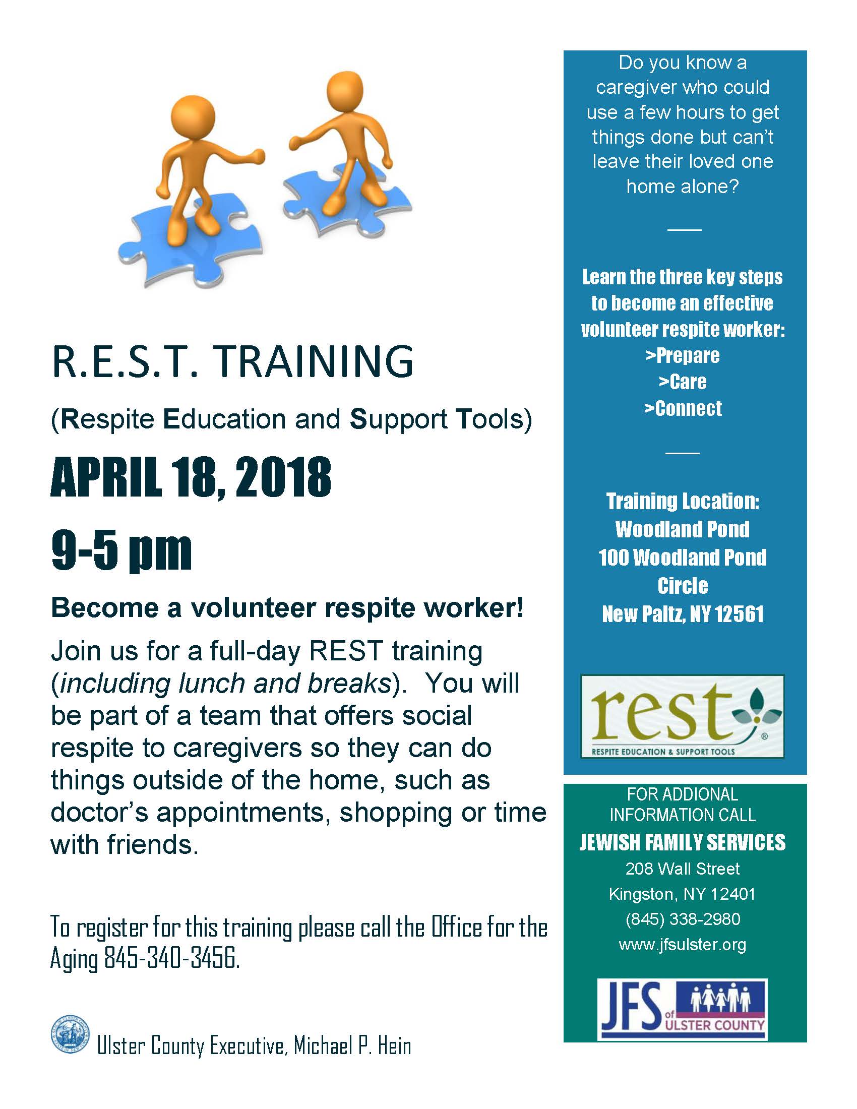 R.E.S.T. TRAINING (Respite Education and Support Tools)
