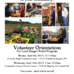 Volunteer Orientation for Local Hunger Relief Organizations