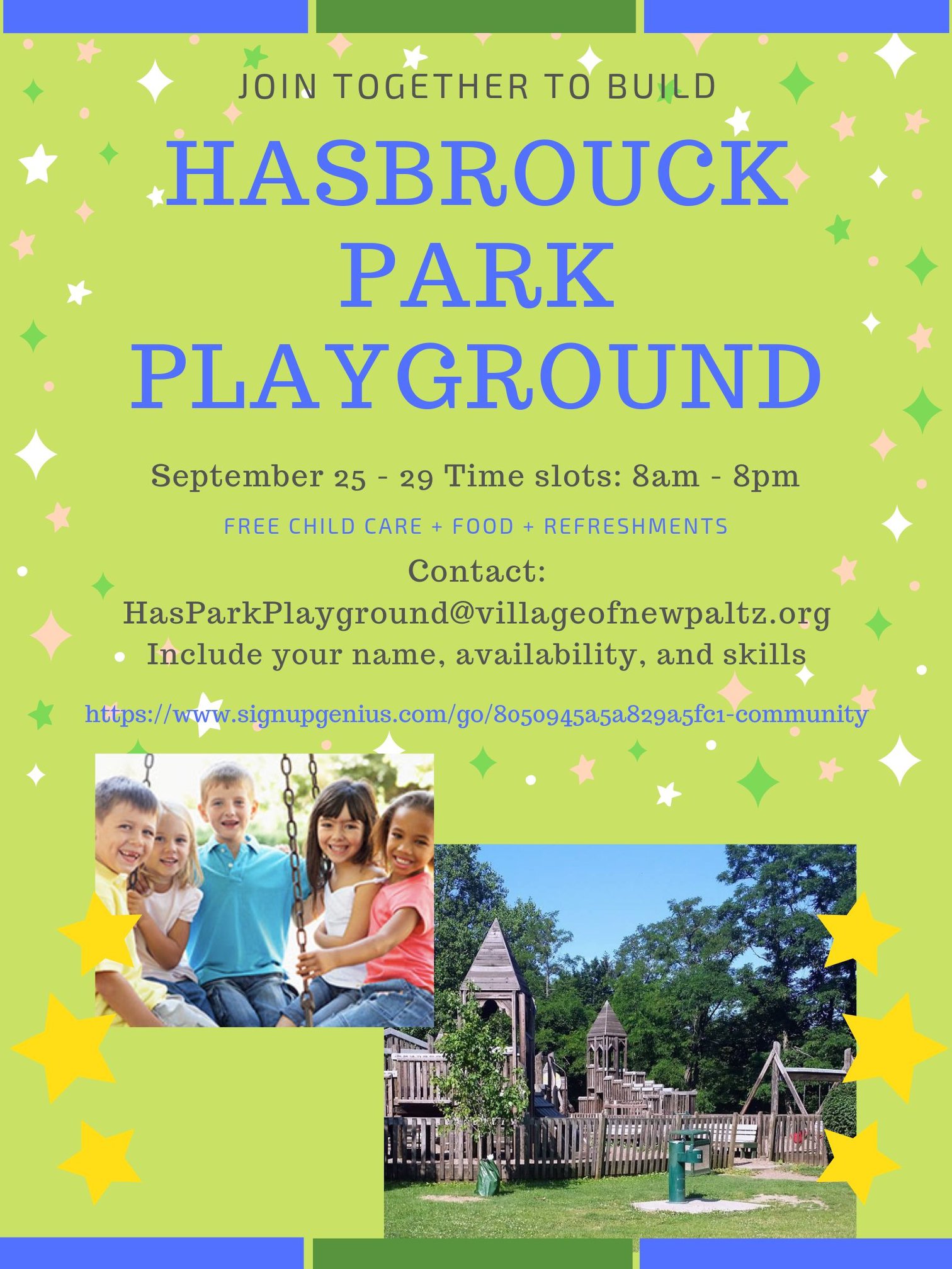 Community Re-Build Hasbrouck Park Playground