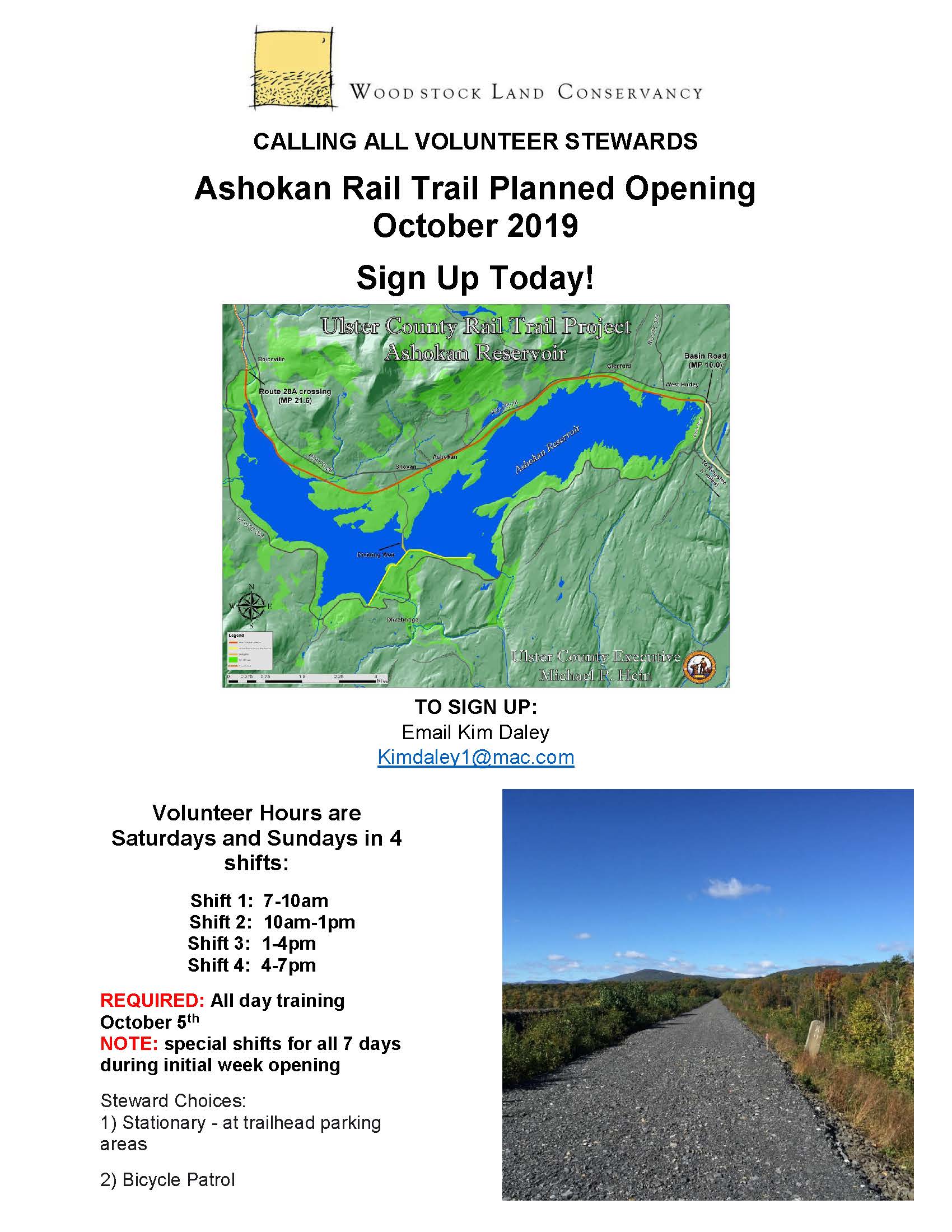 Ashokan Rail Trail Volunteer Stewards Training