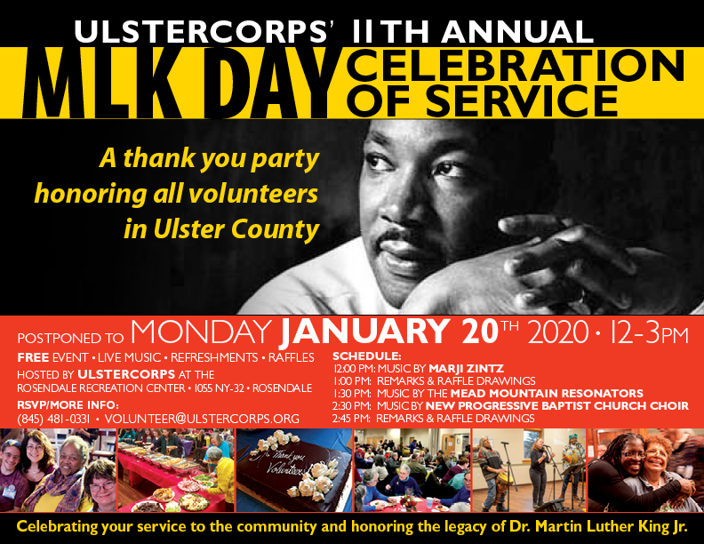 UlsterCorps' 11th Annual MLK Day Celebration of Service