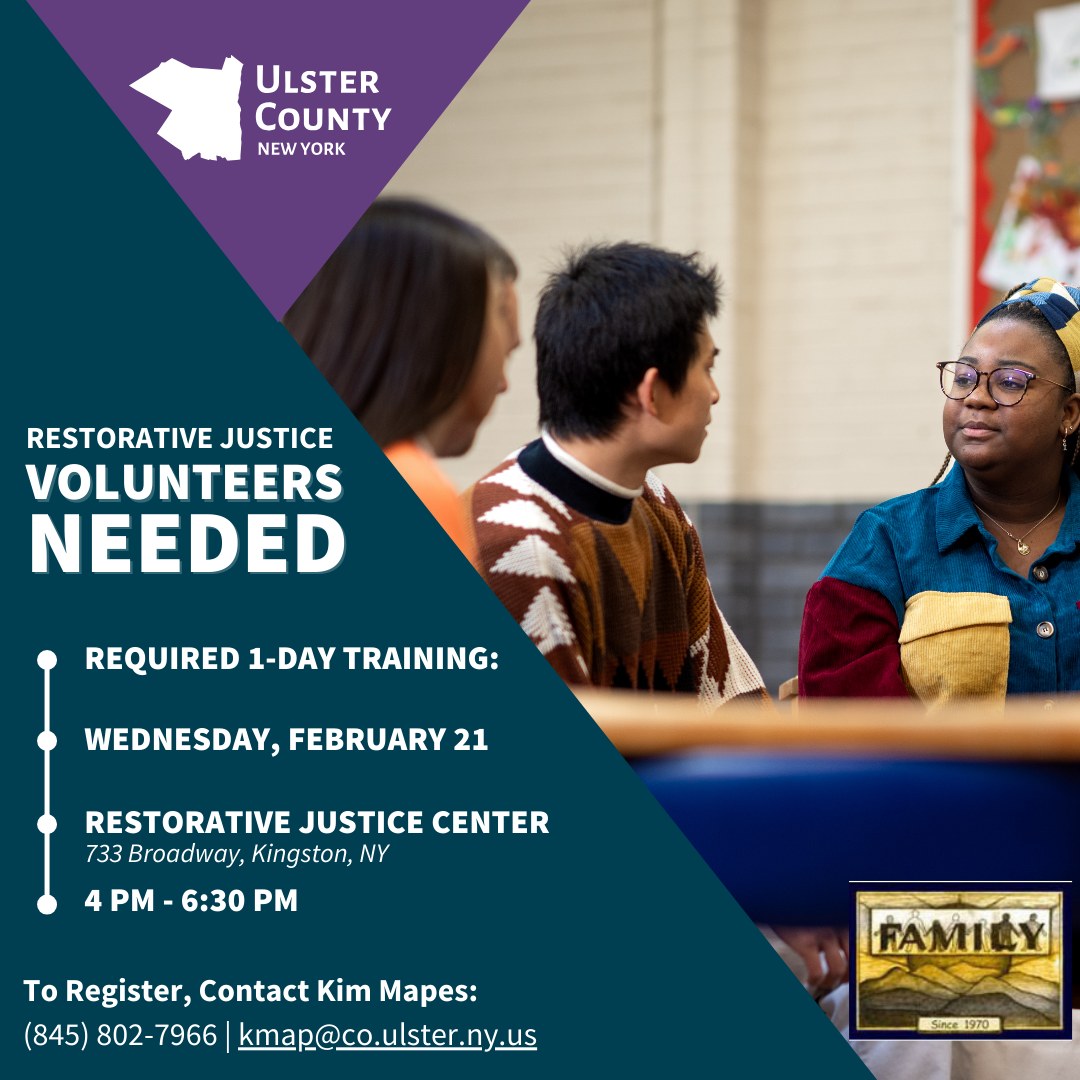 Restorative Justice Volunteers Needed!